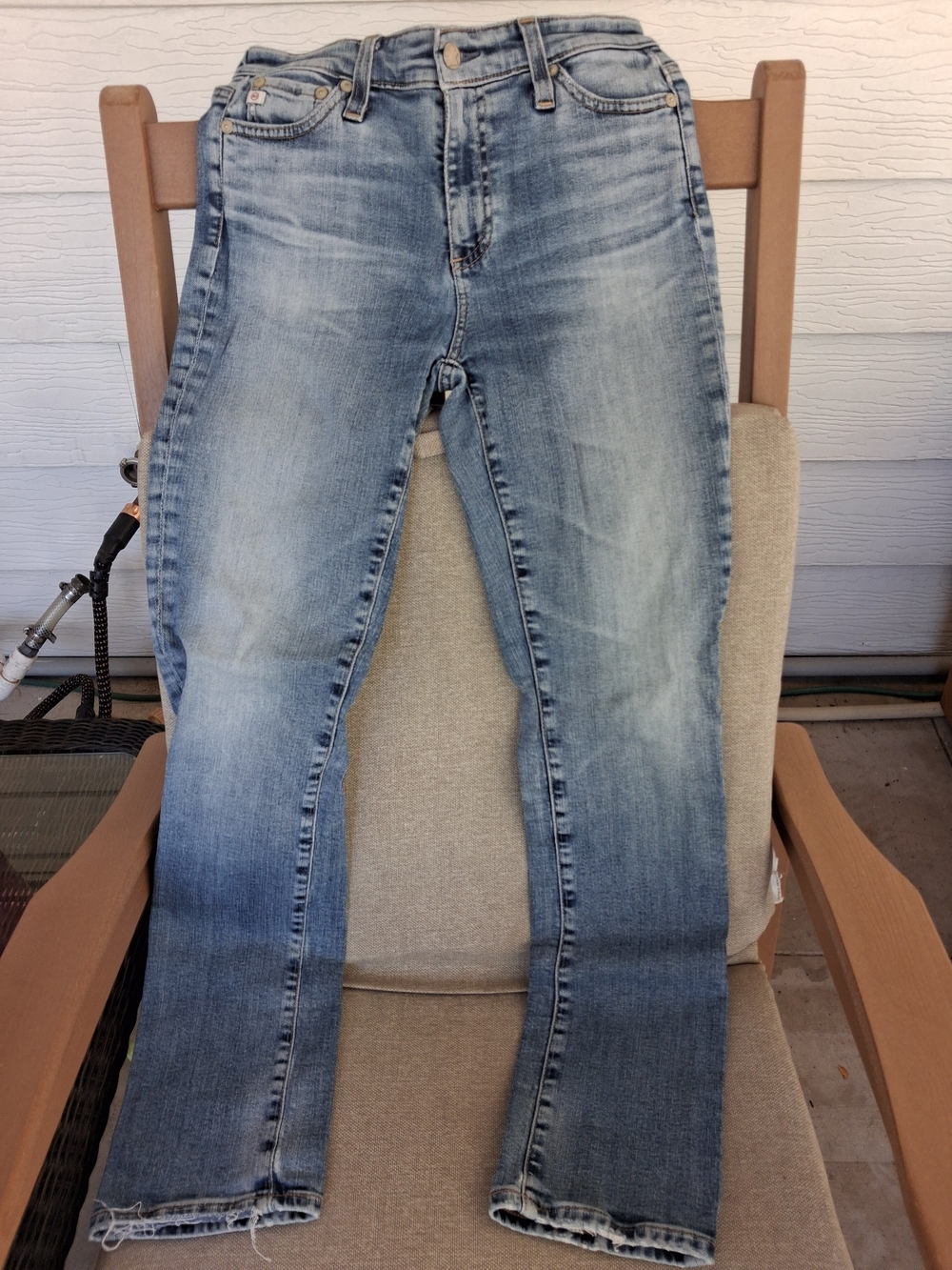 Ag-Ed Women's Blue Skinny Jeans Size 25R 25x29